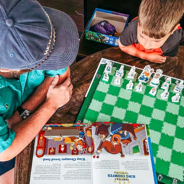 Story Time Chess students learning through play in Dubai